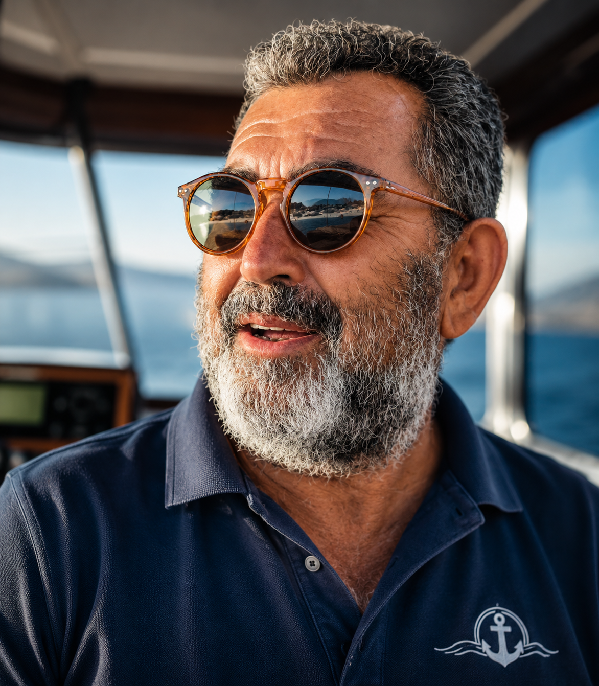Captain Osman — sea captain with 50+ years on the water